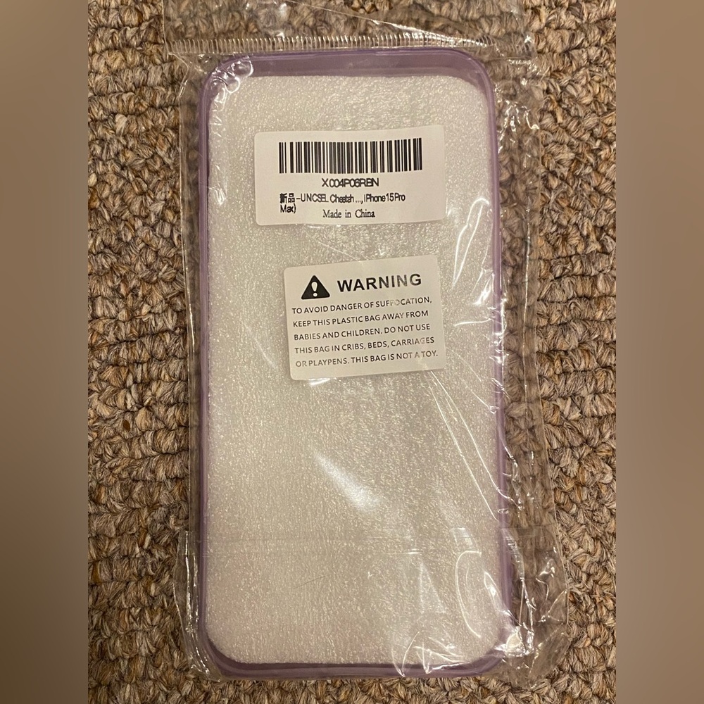 Lavender Shockproof Case for iPhone 15 Pro Max - Picture 3 of 3